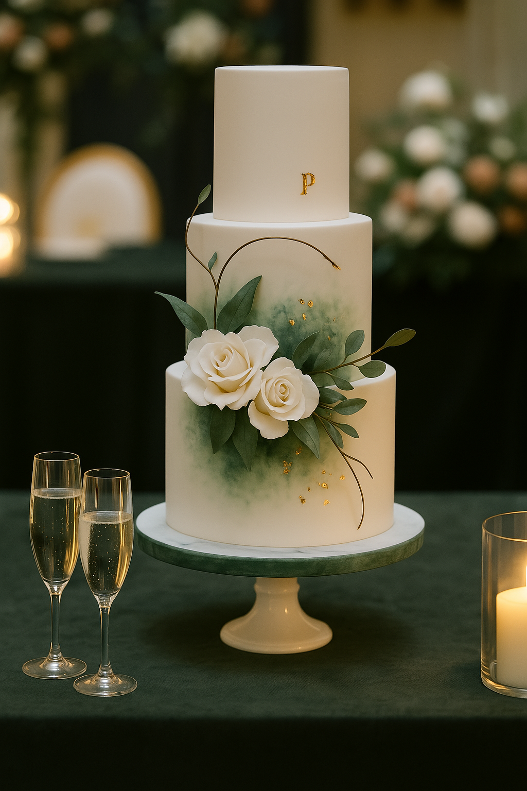 Display Wedding or Engagement Cake Rental